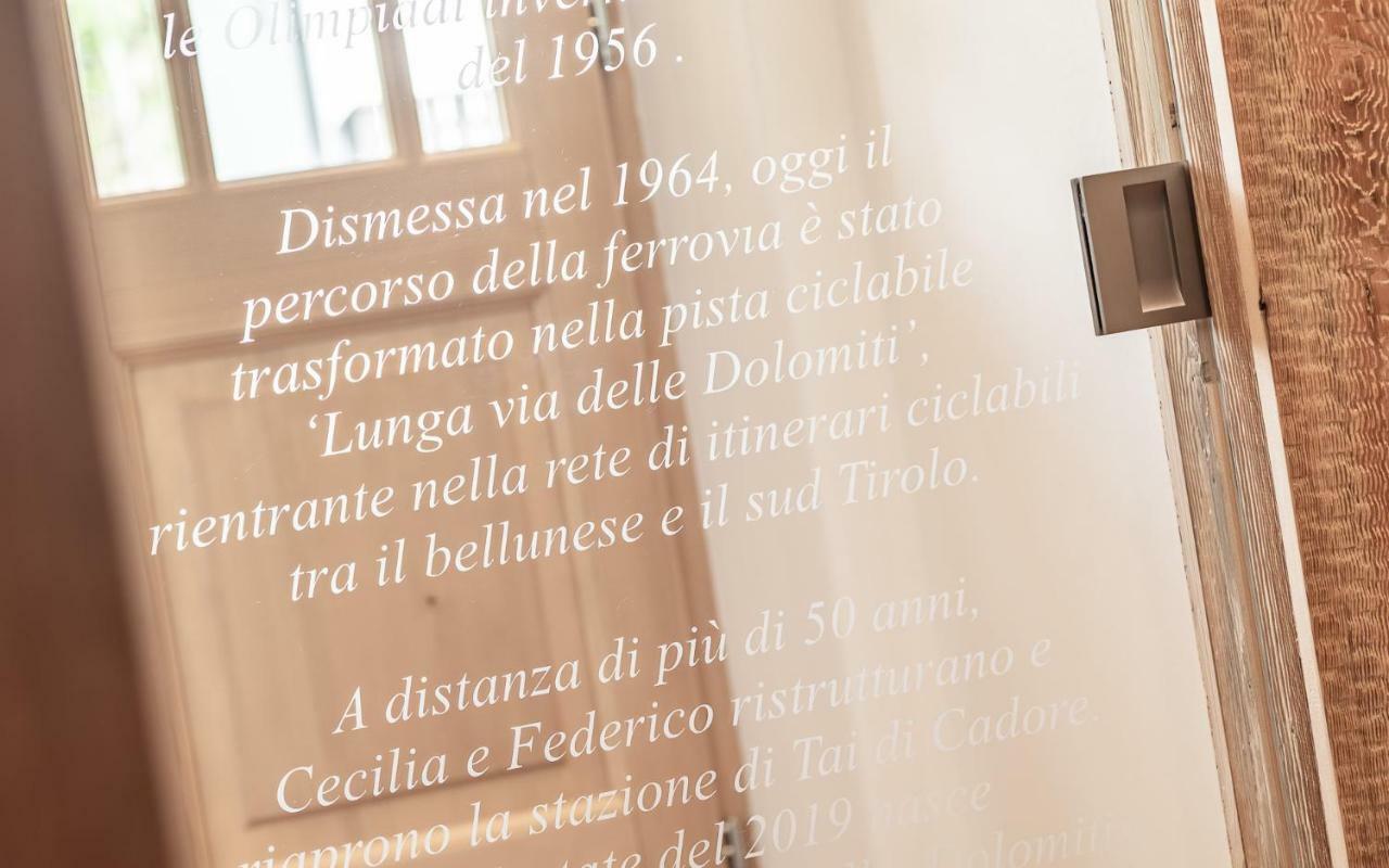 Alla Stazion Locanda Nelle Dolomiti Pieve di Cadore Eksteriør bilde